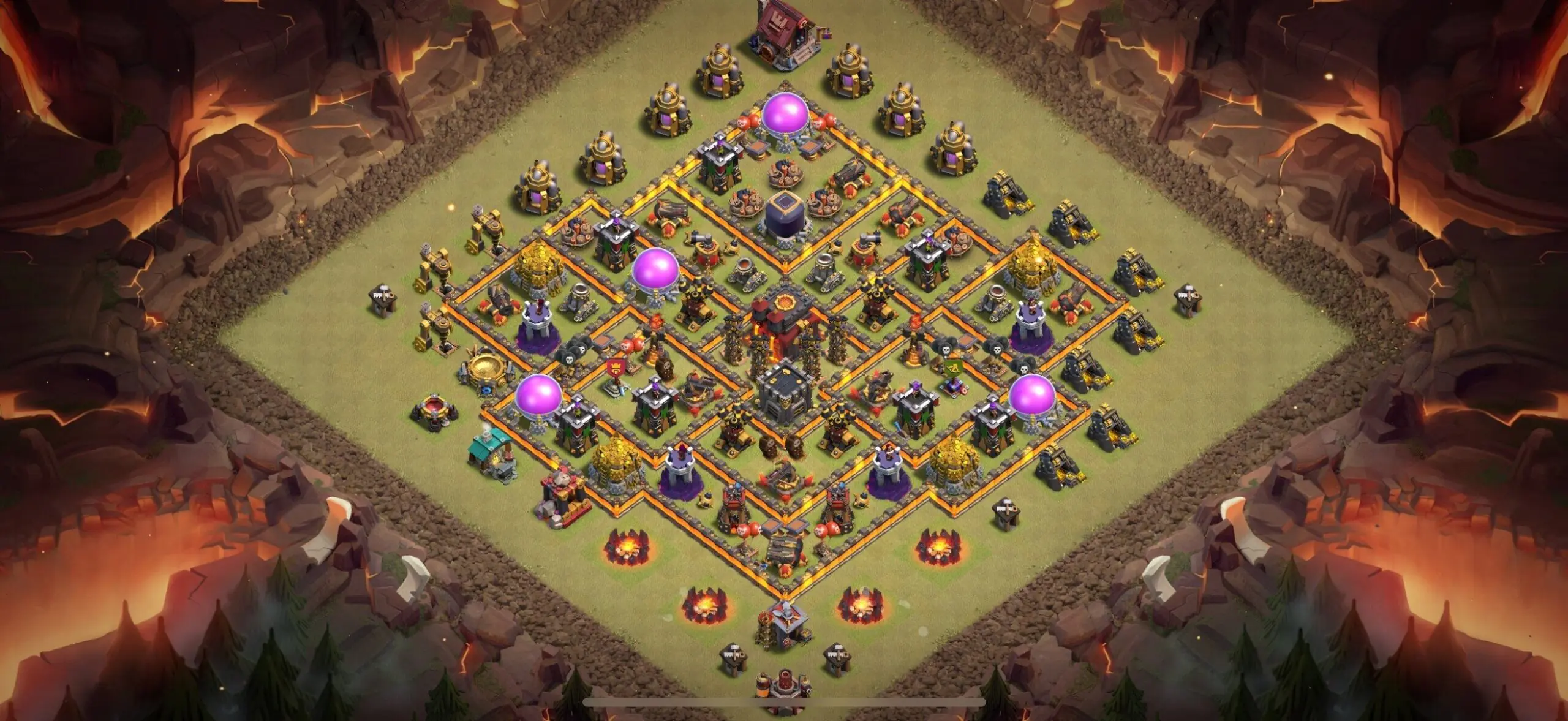TH10 War Base - Top Town Hall 10 War Base with Link (#29) - Clash of Clans 2025​ TH10 Base