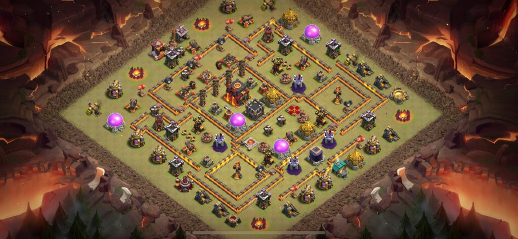 TH10 War Base - Top Town Hall 10 War Base with Link (#3) - Clash of Clans 2025​ TH10 Base