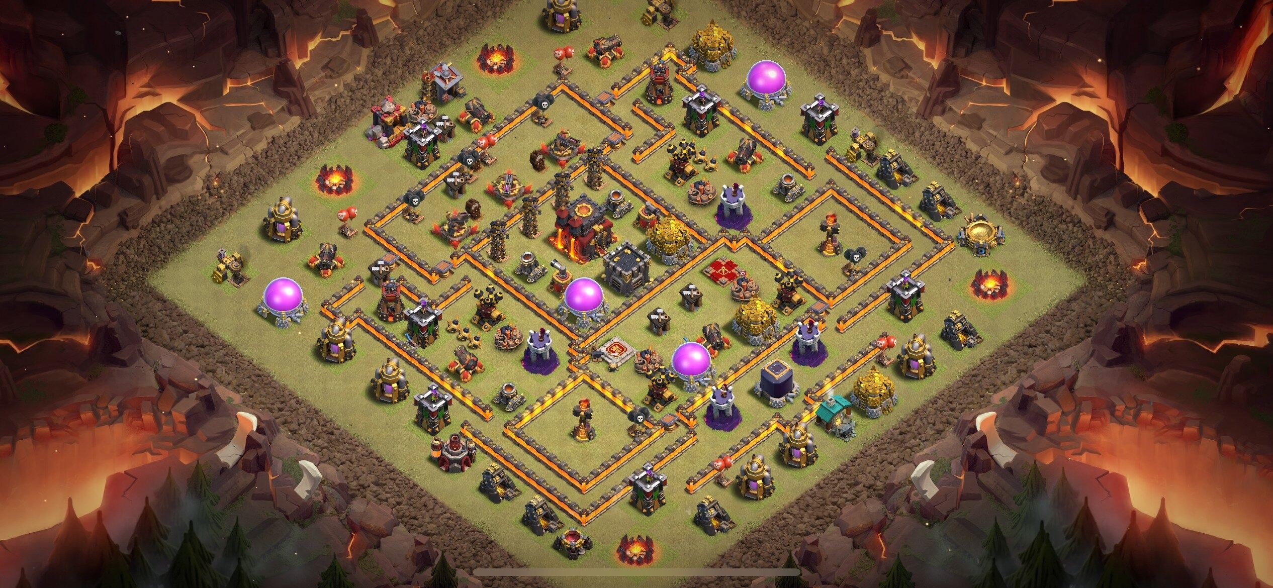 TH10 War Base - Top Town Hall 10 War Base with Link (#3) - Clash of Clans 2025​ TH10 Base