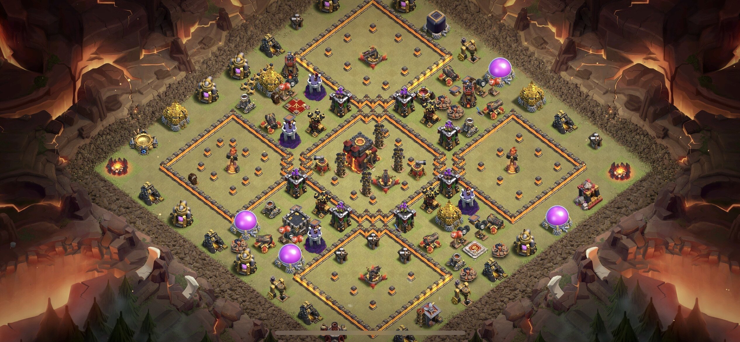 TH10 War Base - Top Town Hall 10 War Base with Link (#4) - Clash of Clans 2025​ TH10 Base