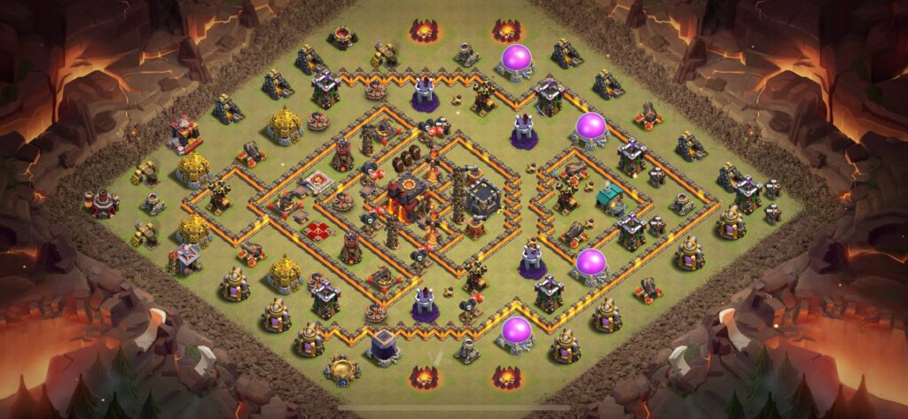 TH10 War Base - Top Town Hall 10 War Base with Link (#5) - Clash of Clans 2025​ TH10 Base
