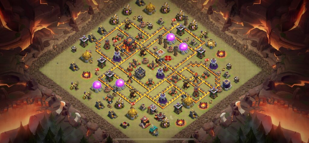 TH10 War Base - Top Town Hall 10 War Base with Link (#6) - Clash of Clans 2025​ TH10 Base