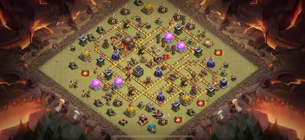 TH10 War Base - Top Town Hall 10 War Base with Link (#6) - Clash of Clans 2025​ TH10 Base