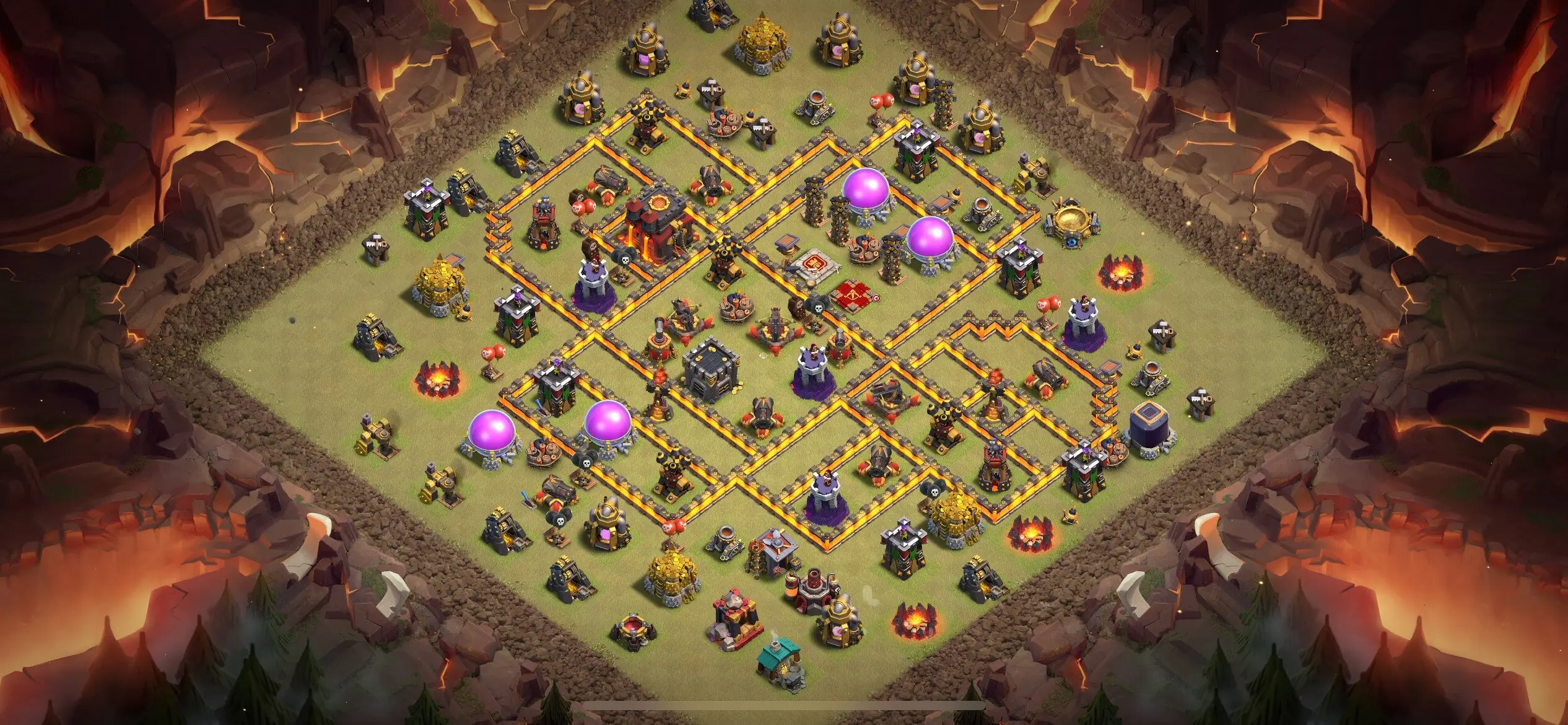 TH10 War Base - Top Town Hall 10 War Base with Link (#6) - Clash of Clans 2025​ TH10 Base