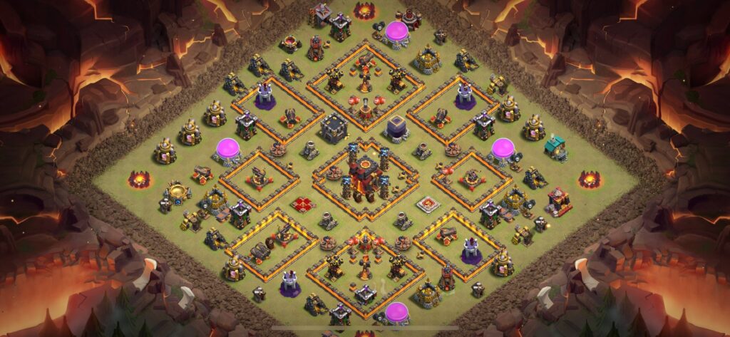 TH10 War Base - Top Town Hall 10 War Base with Link (#7) - Clash of Clans 2025​ TH10 Base