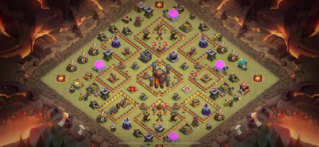 TH10 War Base - Top Town Hall 10 War Base with Link (#7) - Clash of Clans 2025​ TH10 Base