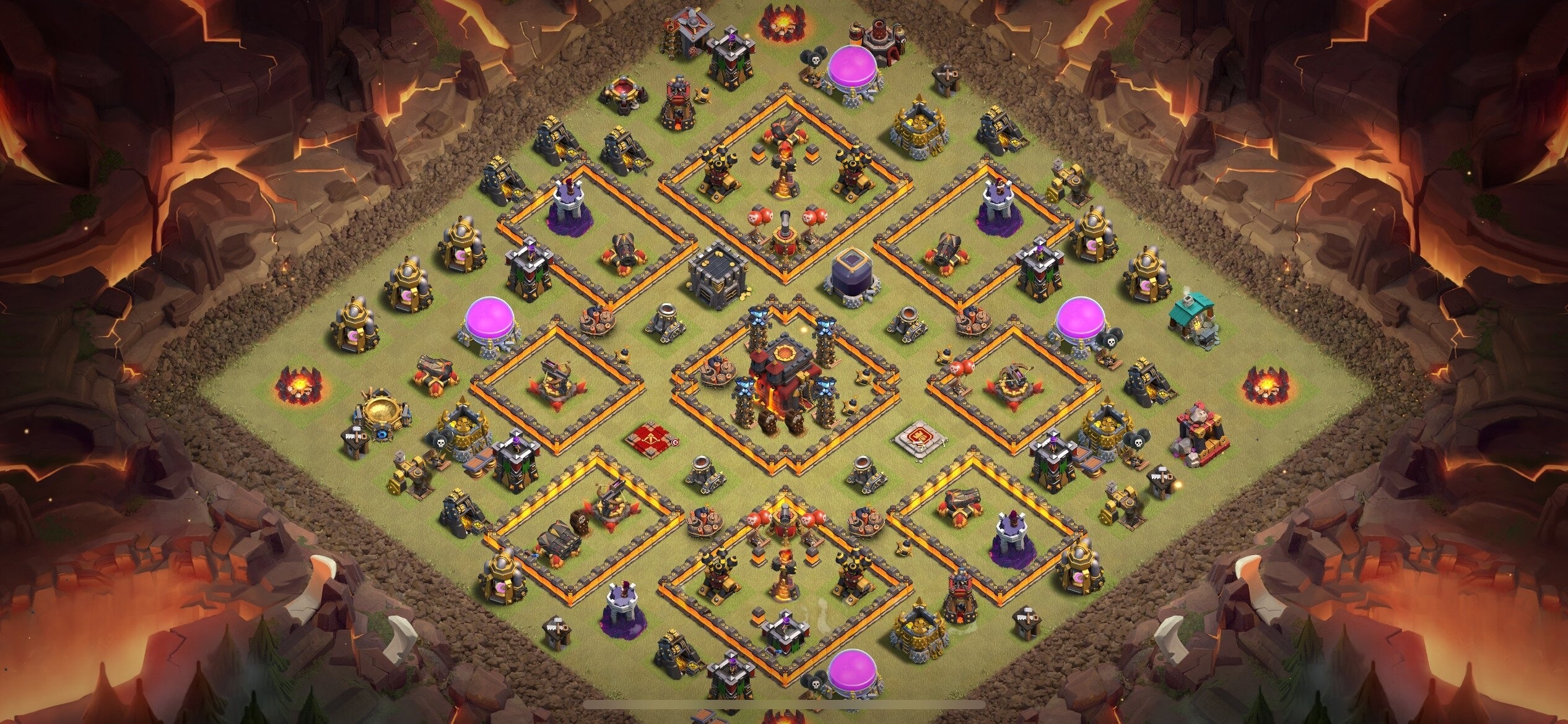 TH10 War Base - Top Town Hall 10 War Base with Link (#7) - Clash of Clans 2025​ TH10 Base