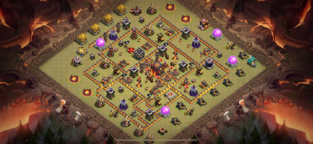 TH10 War Base - Top Town Hall 10 War Base with Link (#8) - Clash of Clans 2025​ TH10 Base