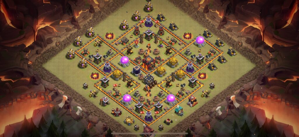 TH10 War Base - Top Town Hall 10 War Base with Link (#9) - Clash of Clans 2025​ TH10 Base