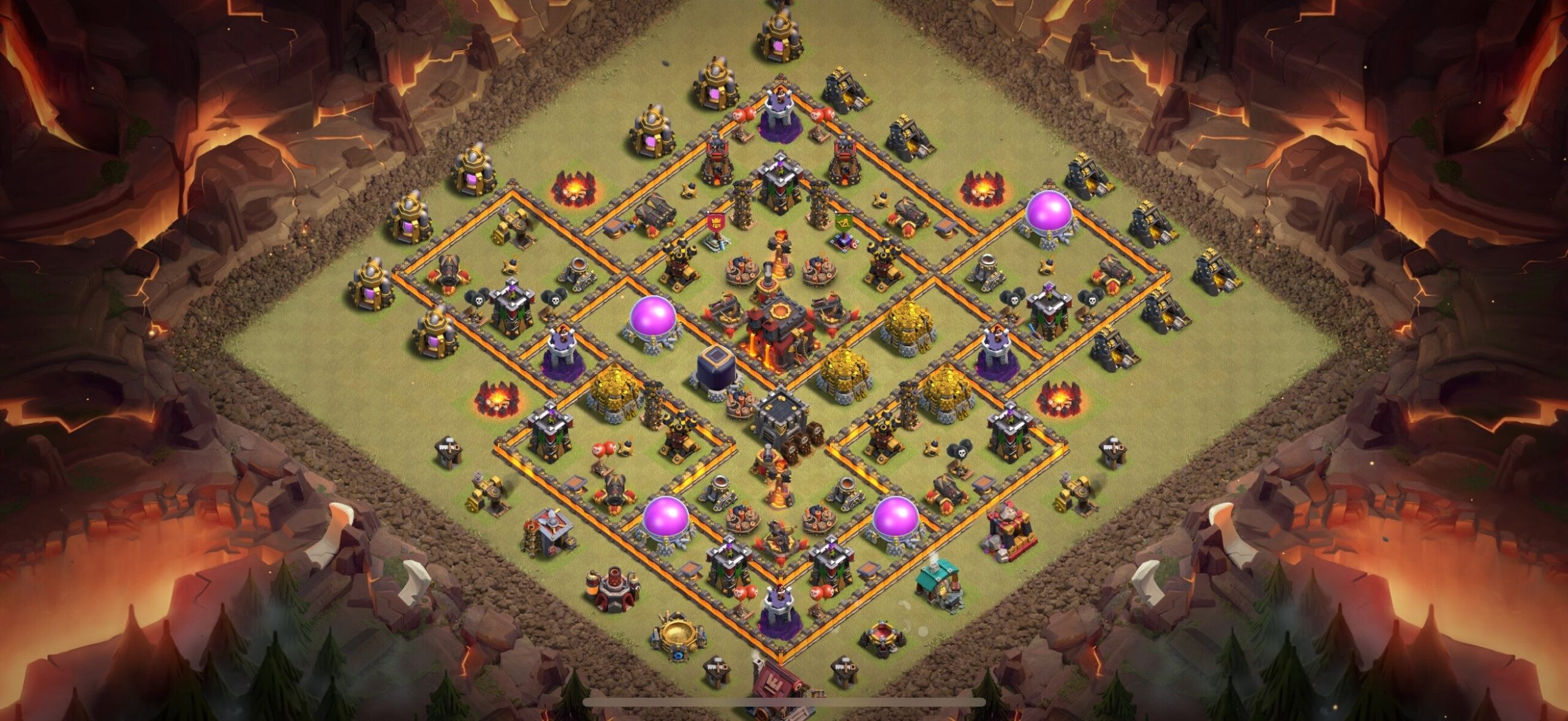 TH10 War Base - Top Town Hall 10 War Base with Link (#9) - Clash of Clans 2025​ TH10 Base