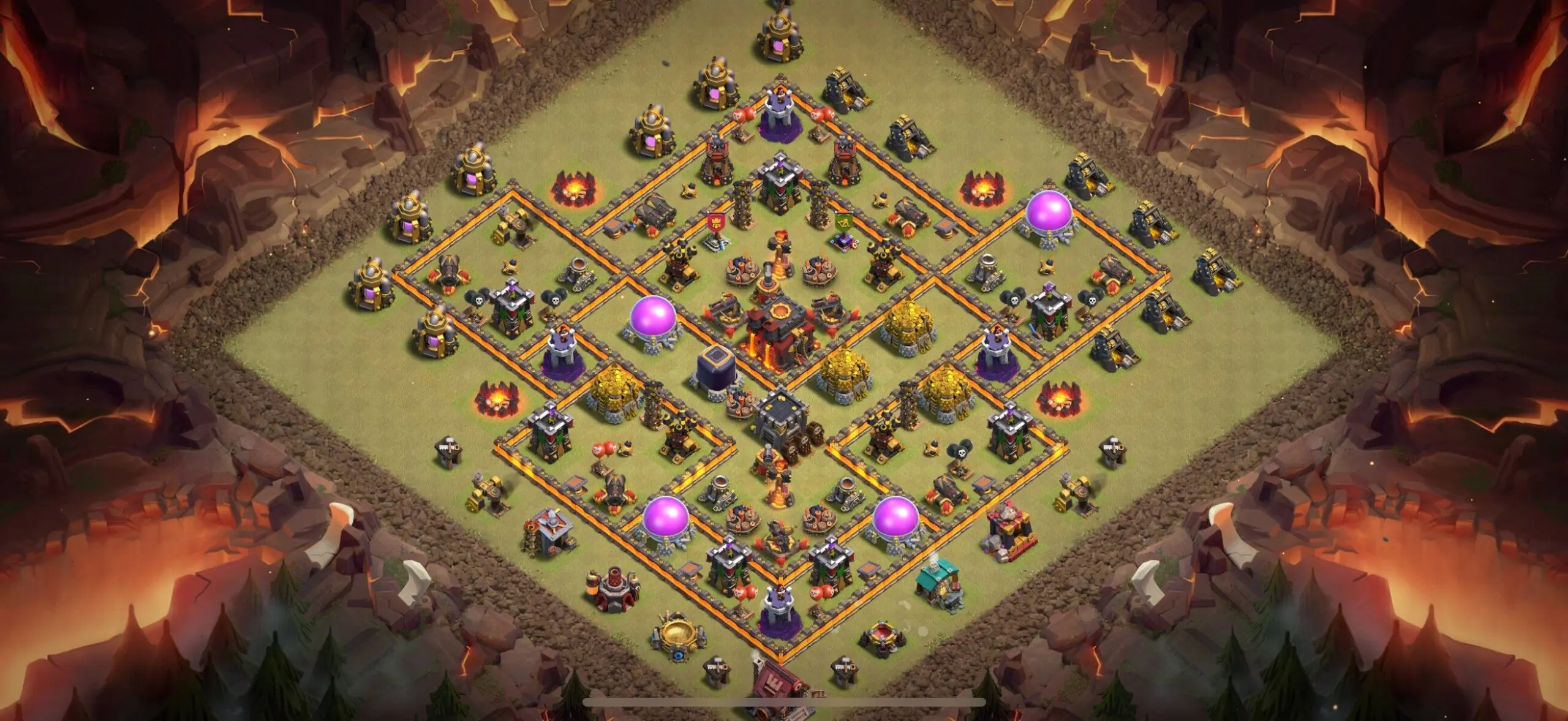 TH10 War Base - Top Town Hall 10 War Base with Link (#9) - Clash of Clans 2025​ TH10 Base