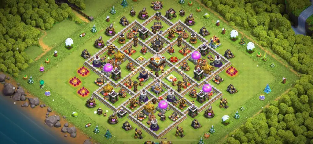 TH11 Defense Base - Top Town Hall 11 Defense Base with Link (#11) - Clash of Clans 2025​ TH11 Base