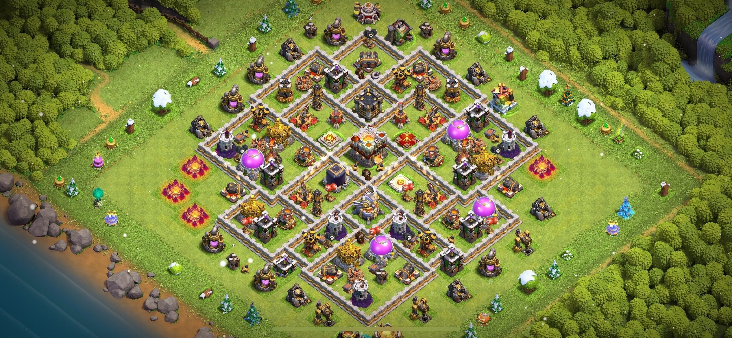 TH11 Defense Base - Top Town Hall 11 Defense Base with Link (#11) - Clash of Clans 2025​ TH11 Base