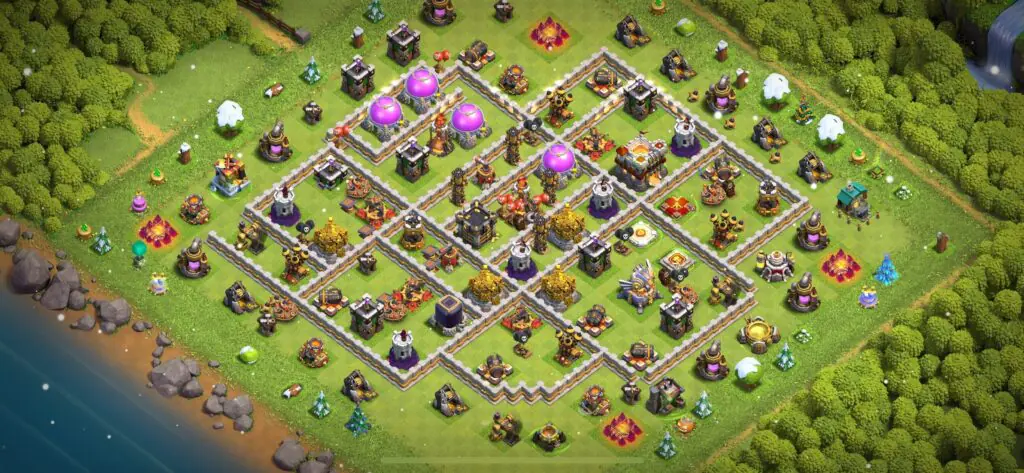 TH11 Defense Base - Top Town Hall 11 Defense Base with Link (#12) - Clash of Clans 2025​ TH11 Base