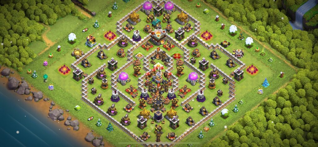 TH11 Defense Base - Top Town Hall 11 Defense Base with Link (#14) - Clash of Clans 2025​ TH11 Base