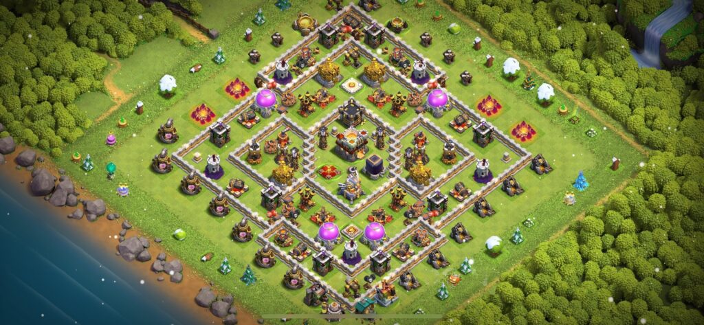 TH11 Defense Base - Top Town Hall 11 Defense Base with Link (#17) - Clash of Clans 2025​ TH11 Base