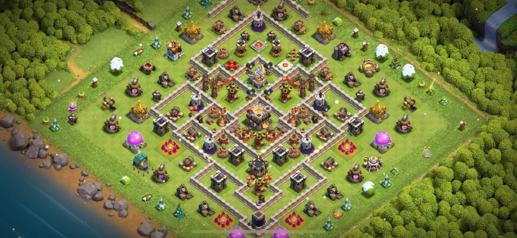 TH11 Defense Base - Top Town Hall 11 Defense Base with Link (#19) - Clash of Clans 2025​ TH11 Base