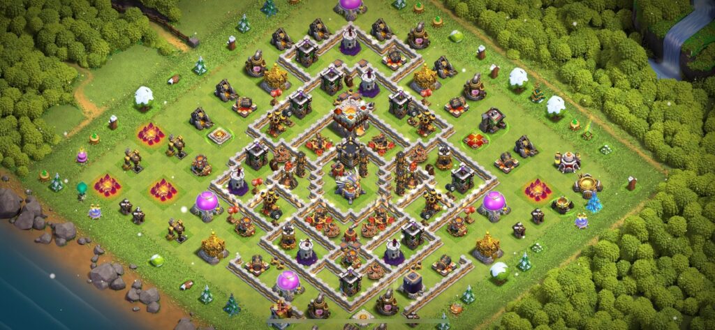 TH11 Defense Base - Top Town Hall 11 Defense Base with Link (#20) - Clash of Clans 2025​ TH11 Base
