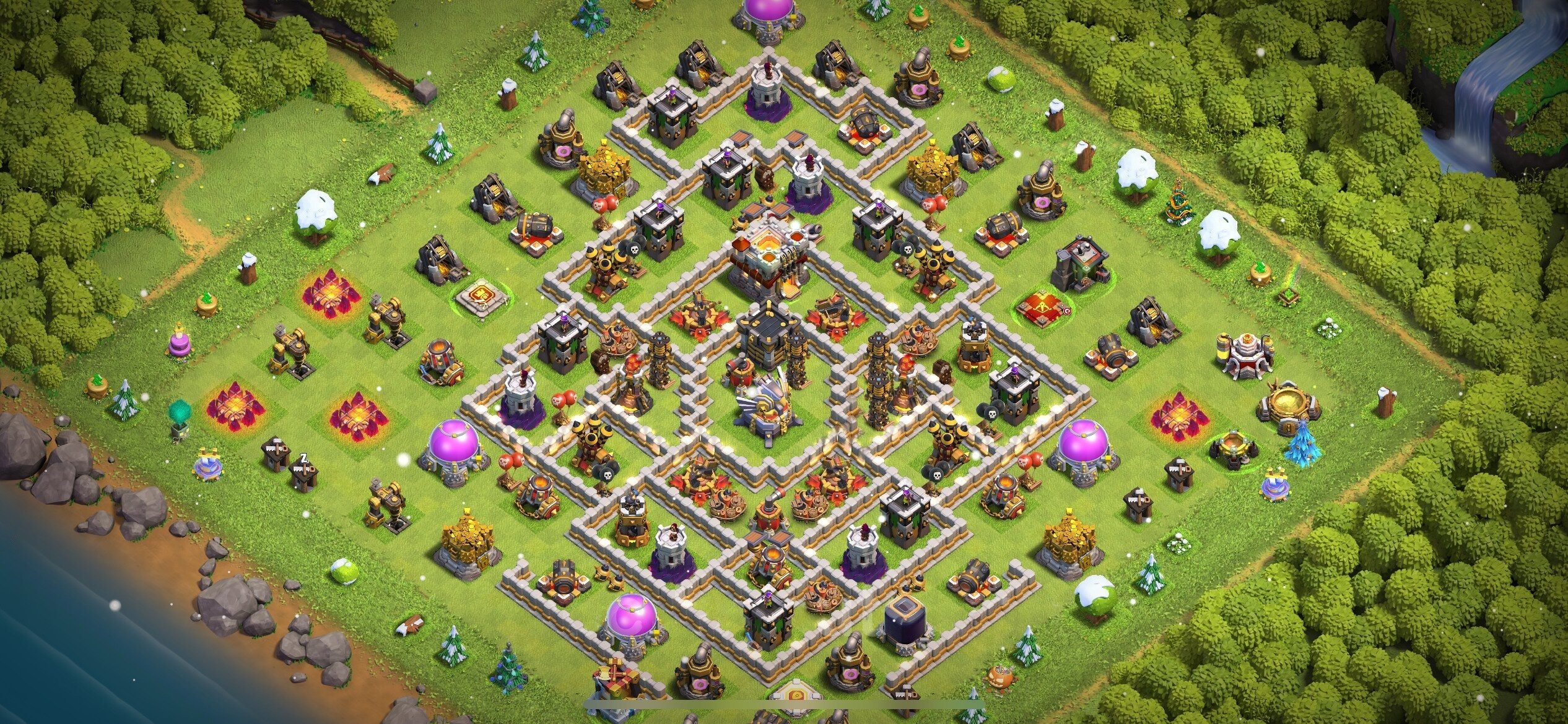 TH11 Defense Base - Top Town Hall 11 Defense Base with Link (#20) - Clash of Clans 2025​ TH11 Base