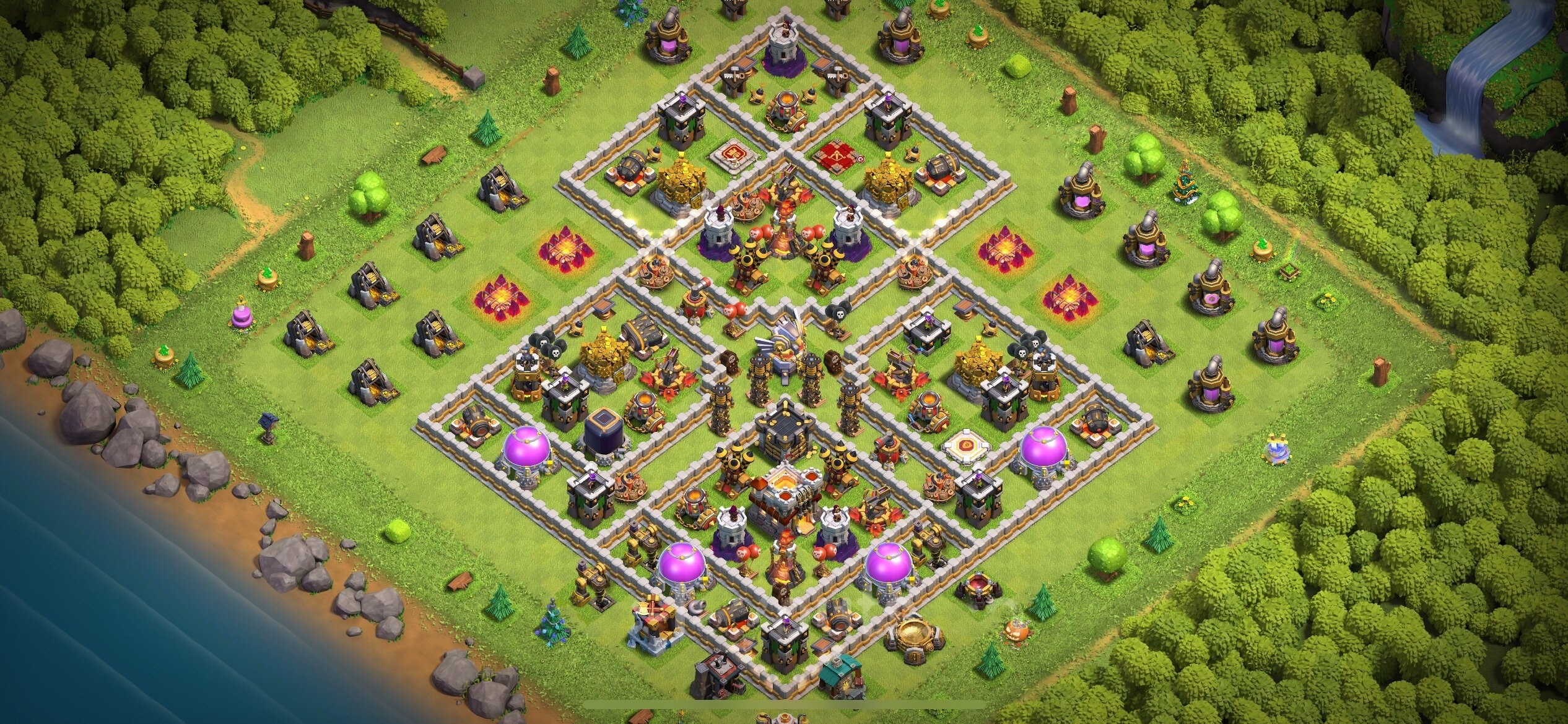 TH11 Defense Base - Top Town Hall 11 Defense Base with Link (#22) - Clash of Clans 2025​ TH11 Base