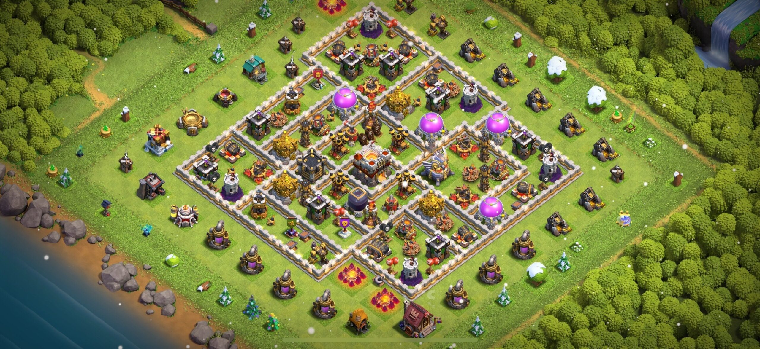 TH11 Defense Base - Top Town Hall 11 Defense Base with Link (#24) - Clash of Clans 2025​ TH11 Base