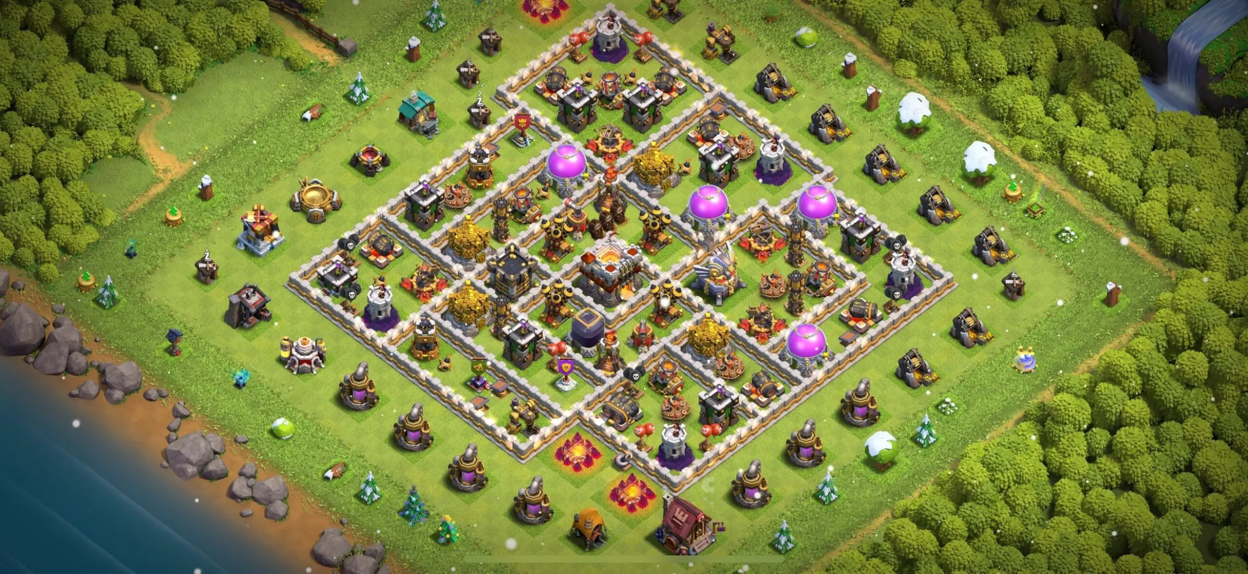 TH11 Defense Base - Top Town Hall 11 Defense Base with Link (#24) - Clash of Clans 2025​ TH11 Base