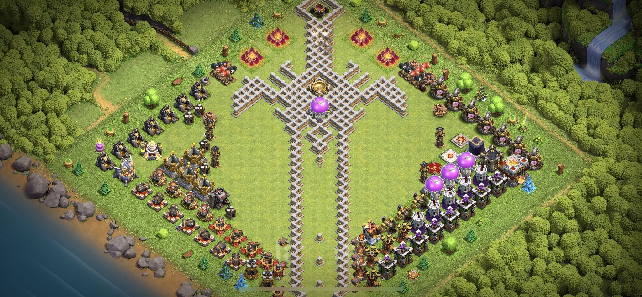 TH11 Troll Base - Top Town Hall 11 Troll/Funny Base with Link (#10) - Clash of Clans 2025​ TH11 Base
