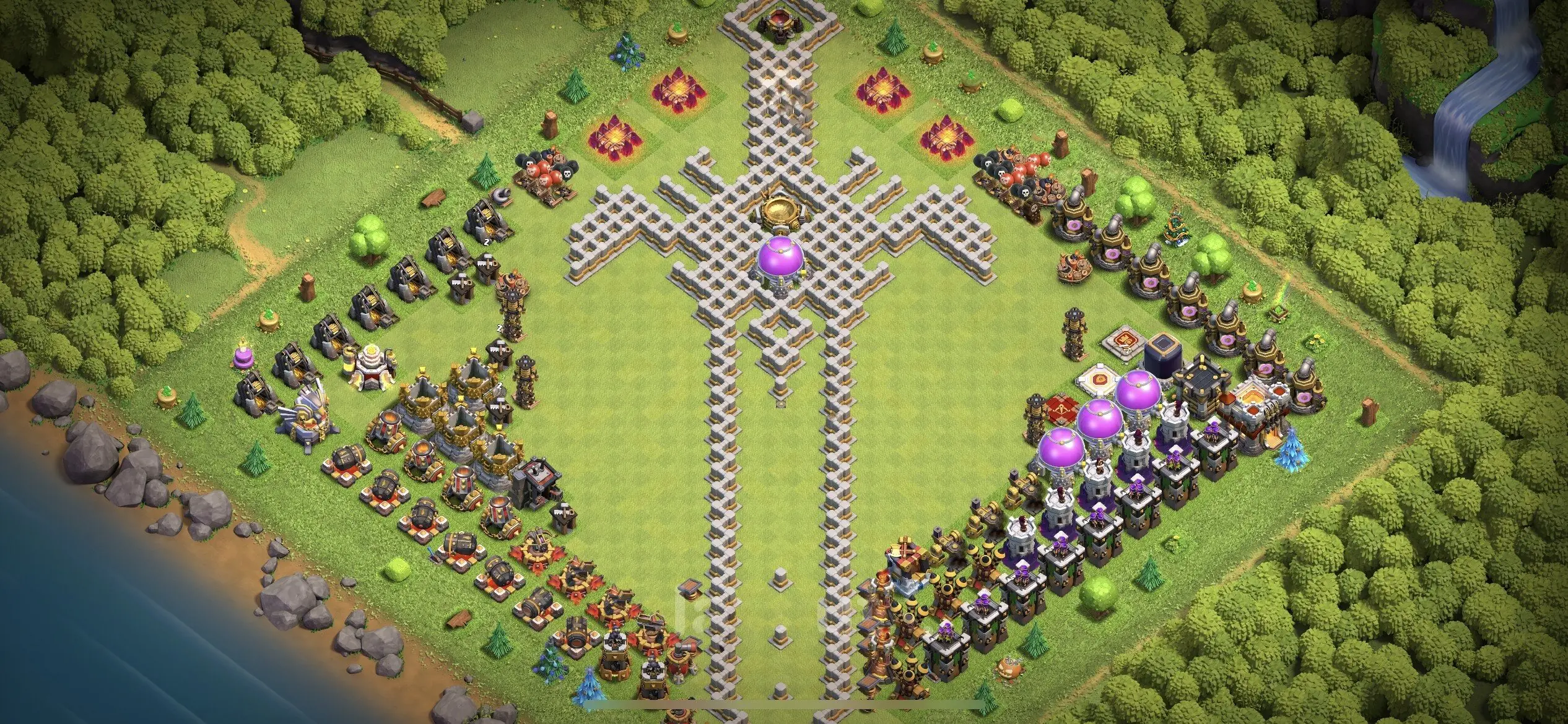 TH11 Troll Base - Top Town Hall 11 Troll/Funny Base with Link (#10) - Clash of Clans 2025​ TH11 Base