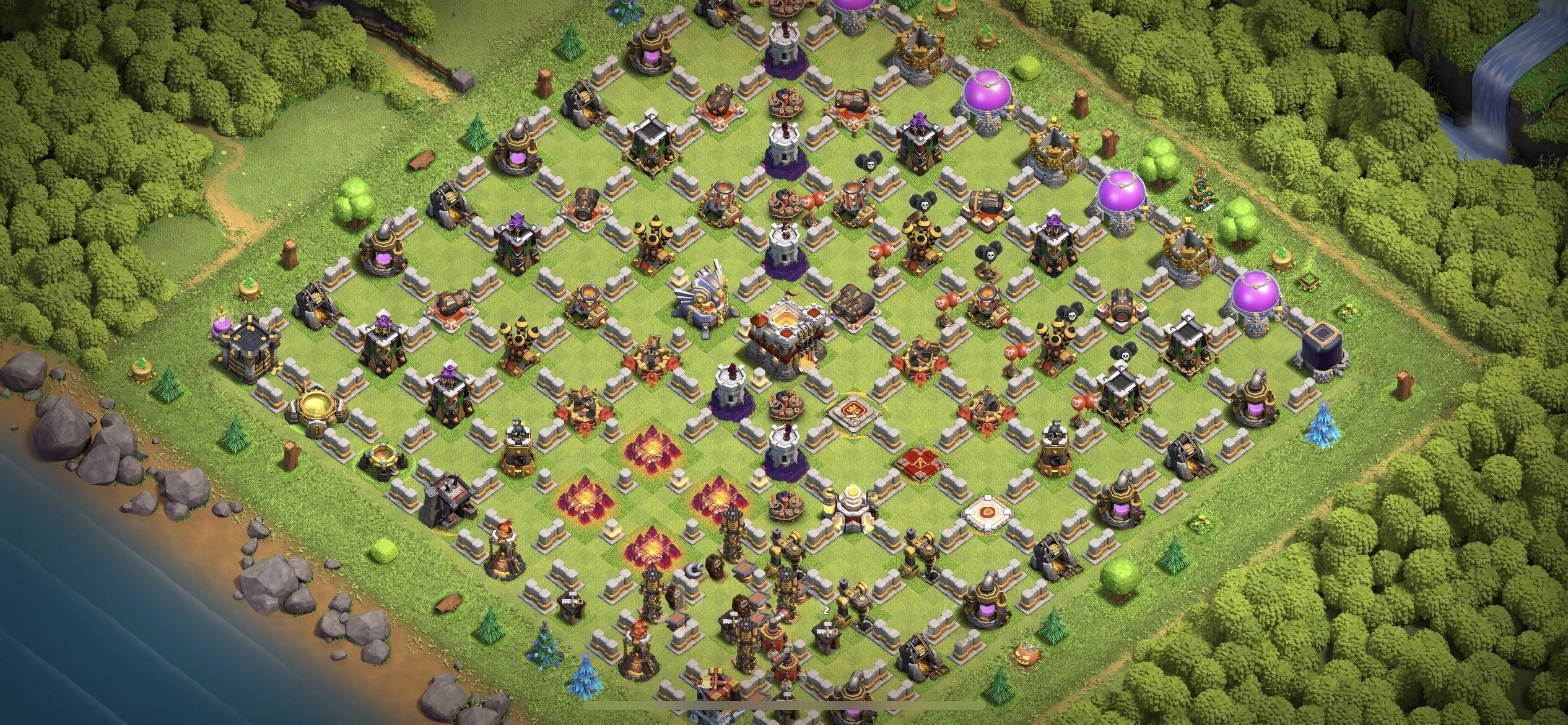 TH11 Troll Base - Top Town Hall 11 Troll/Funny Base with Link (#12) - Clash of Clans 2025​ TH11 Base