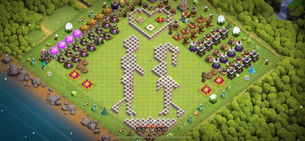 TH11 Troll Base - Top Town Hall 11 Troll/Funny Base with Link (#19) - Clash of Clans 2025​ TH11 Base