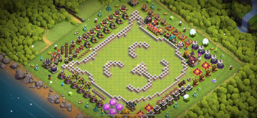 TH11 Troll Base - Top Town Hall 11 Troll/Funny Base with Link (#25) - Clash of Clans 2025​ TH11 Base