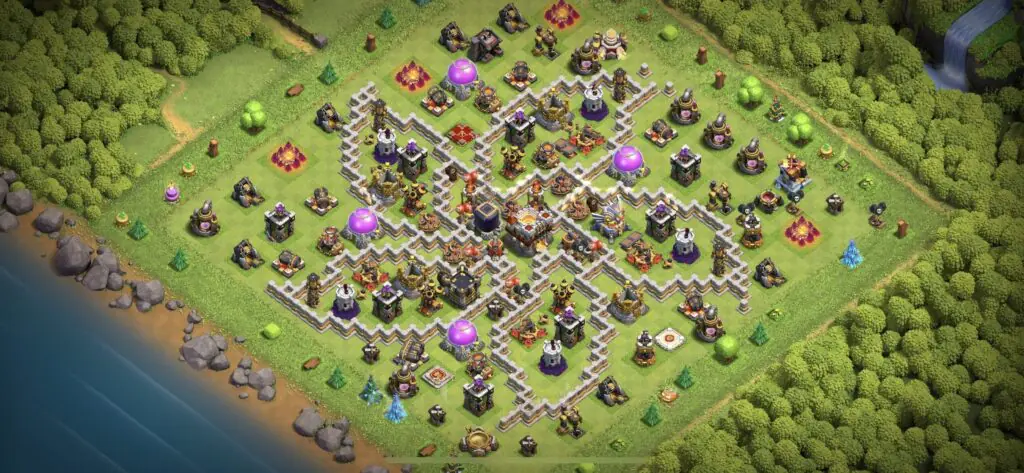 TH11 Troll Base - Top Town Hall 11 Troll/Funny Base with Link (#4) - Clash of Clans 2025​ TH11 Base