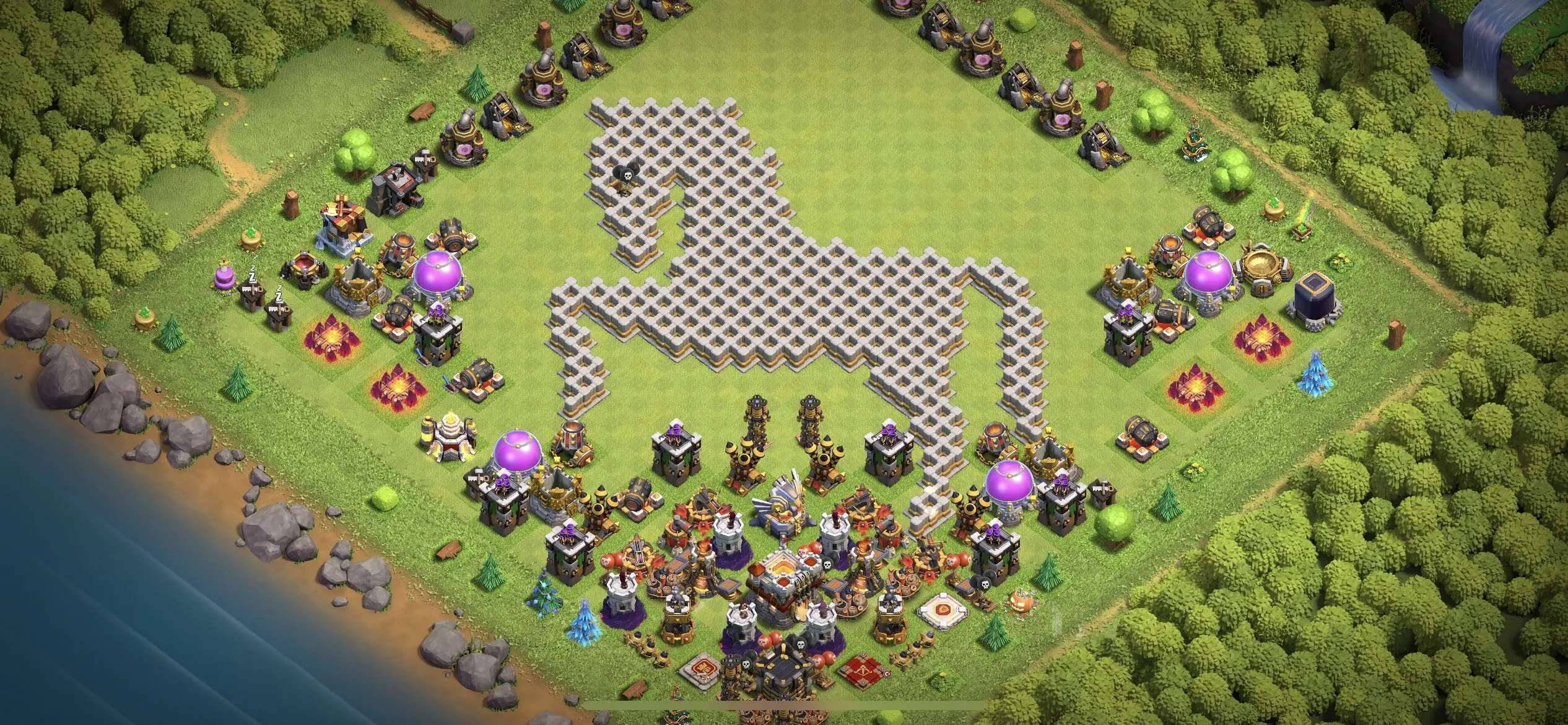 TH11 Troll Base - Top Town Hall 11 Troll/Funny Base with Link (#6) - Clash of Clans 2025​ TH11 Base