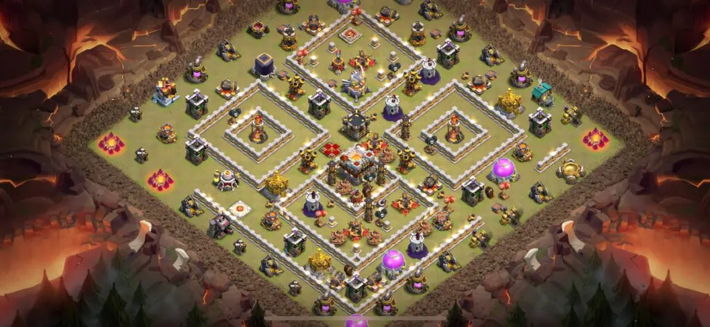 TH11 War Base - Top Town Hall 11 War Base with Link (#10) - Clash of Clans 2025​ TH11 Base