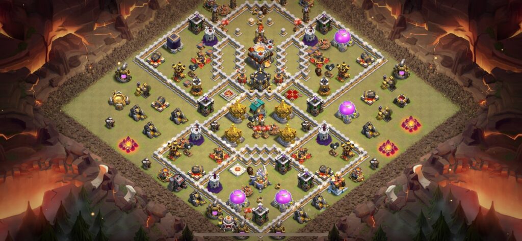TH11 War Base - Top Town Hall 11 War Base with Link (#12) - Clash of Clans 2025​ TH11 Base