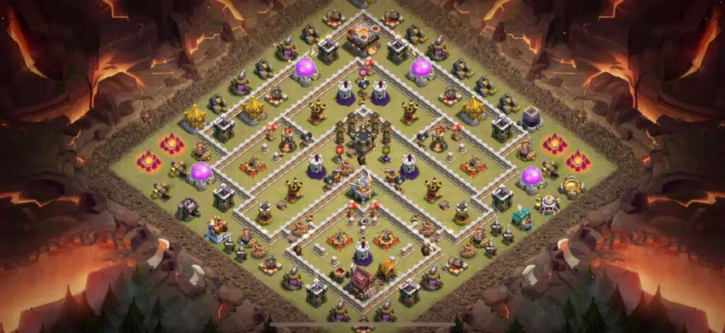 TH11 War Base - Top Town Hall 11 War Base with Link (#13) - Clash of Clans 2025​ TH11 Base