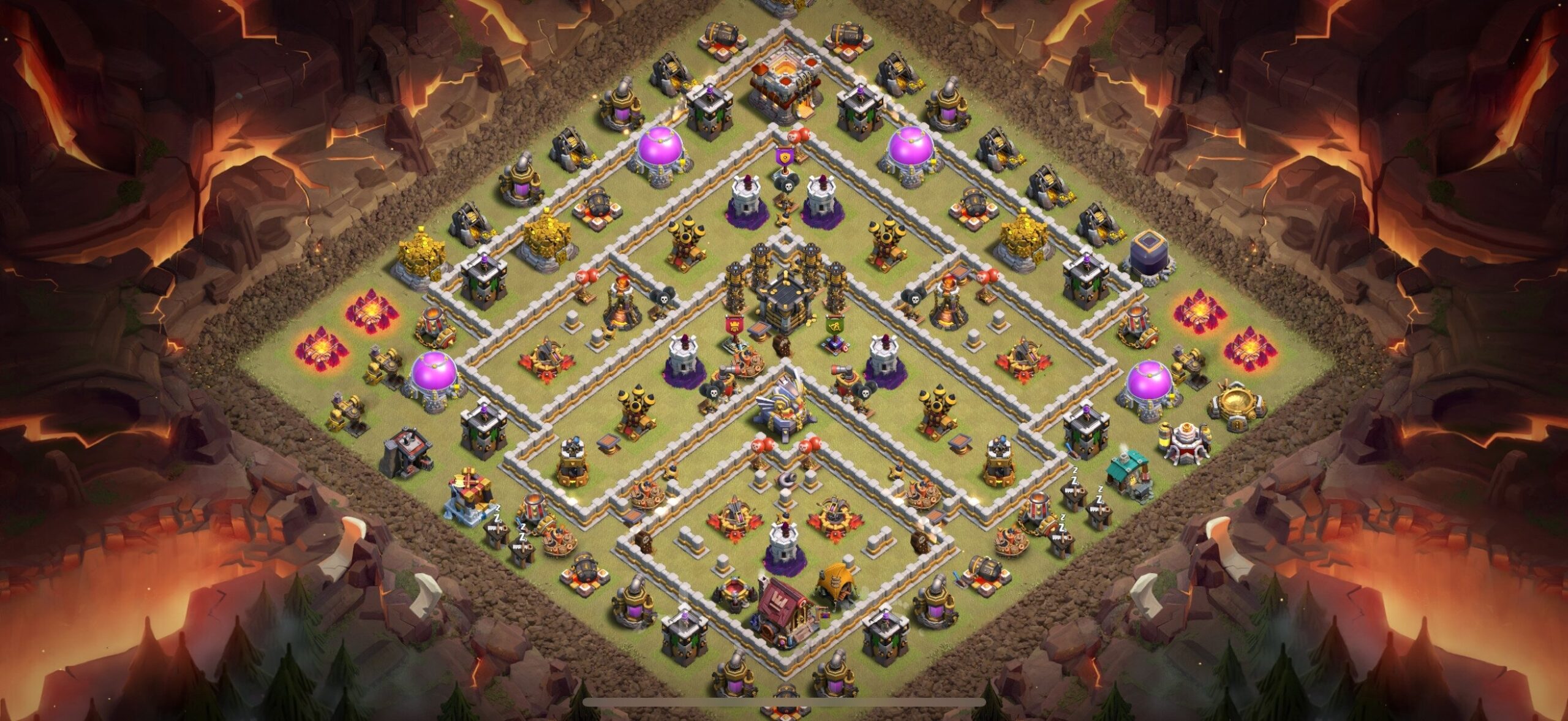 TH11 War Base - Top Town Hall 11 War Base with Link (#13) - Clash of Clans 2025​ TH11 Base
