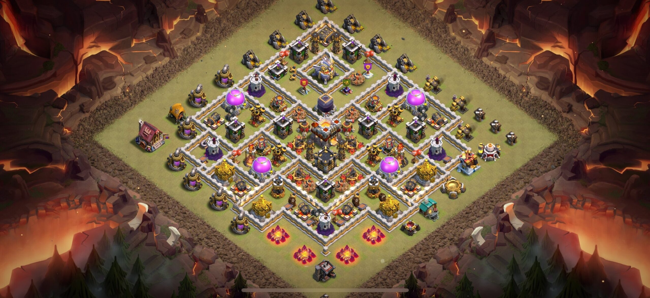 TH11 War Base - Top Town Hall 11 War Base with Link (#14) - Clash of Clans 2025​ TH11 Base
