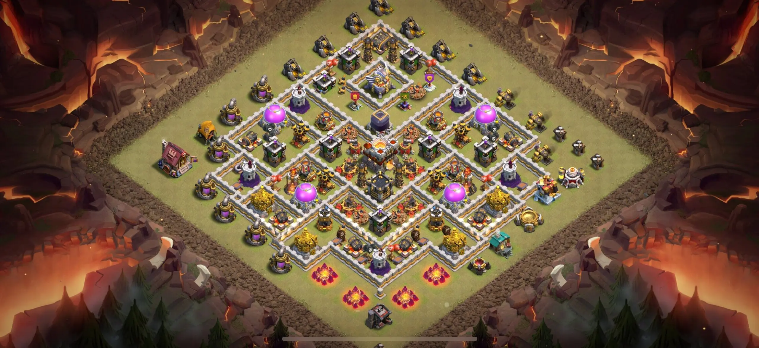TH11 War Base - Top Town Hall 11 War Base with Link (#14) - Clash of Clans 2025​ TH11 Base