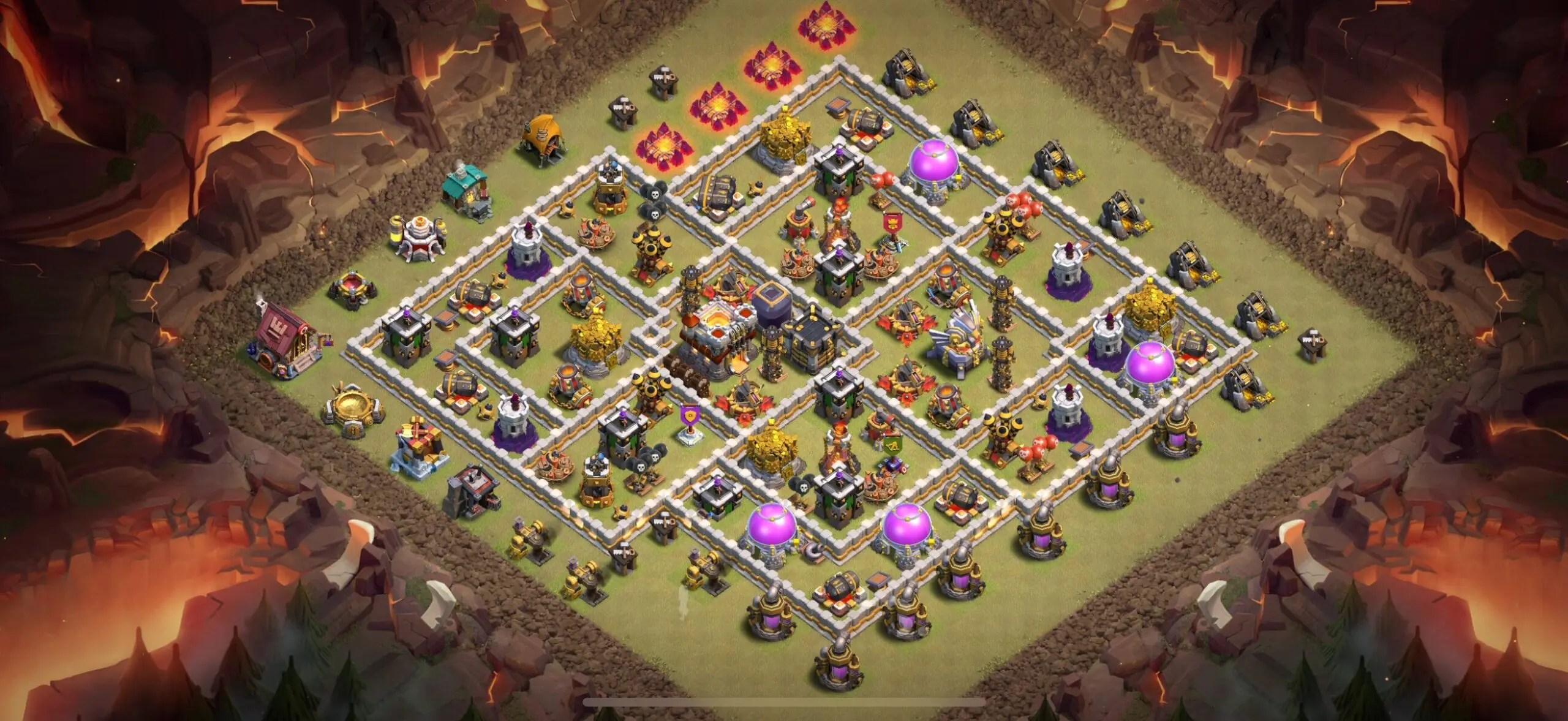 TH11 War Base - Top Town Hall 11 War Base with Link (#19) - Clash of Clans 2025​ TH11 Base