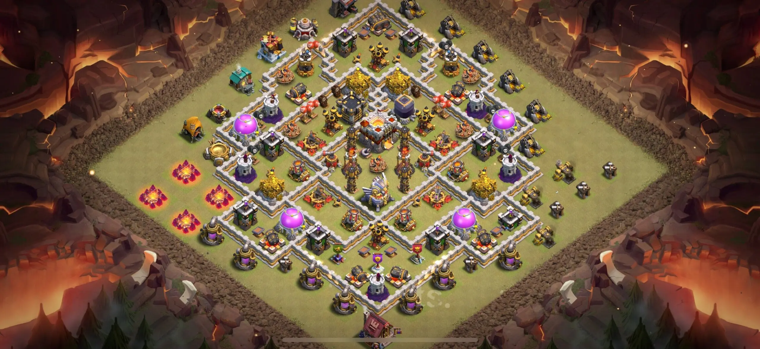 TH11 War Base - Top Town Hall 11 War Base with Link (#21) - Clash of Clans 2025​ TH11 Base