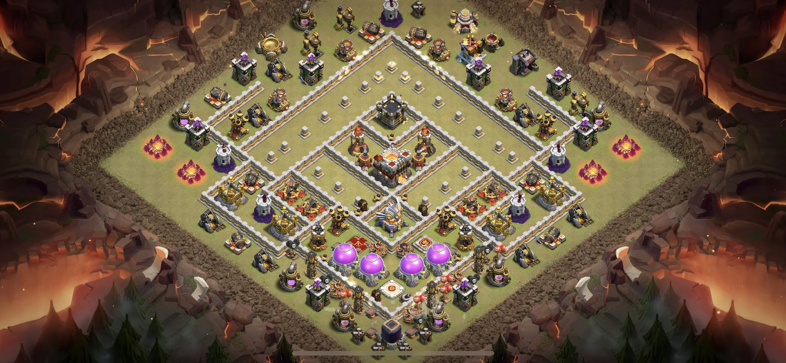 TH11 War Base - Top Town Hall 11 War Base with Link (#4) - Clash of Clans 2025​ TH11 Base