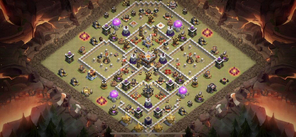 TH11 War Base - Top Town Hall 11 War Base with Link (#9) - Clash of Clans 2025​ TH11 Base