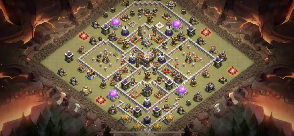 TH11 War Base - Top Town Hall 11 War Base with Link (#9) - Clash of Clans 2025​ TH11 Base