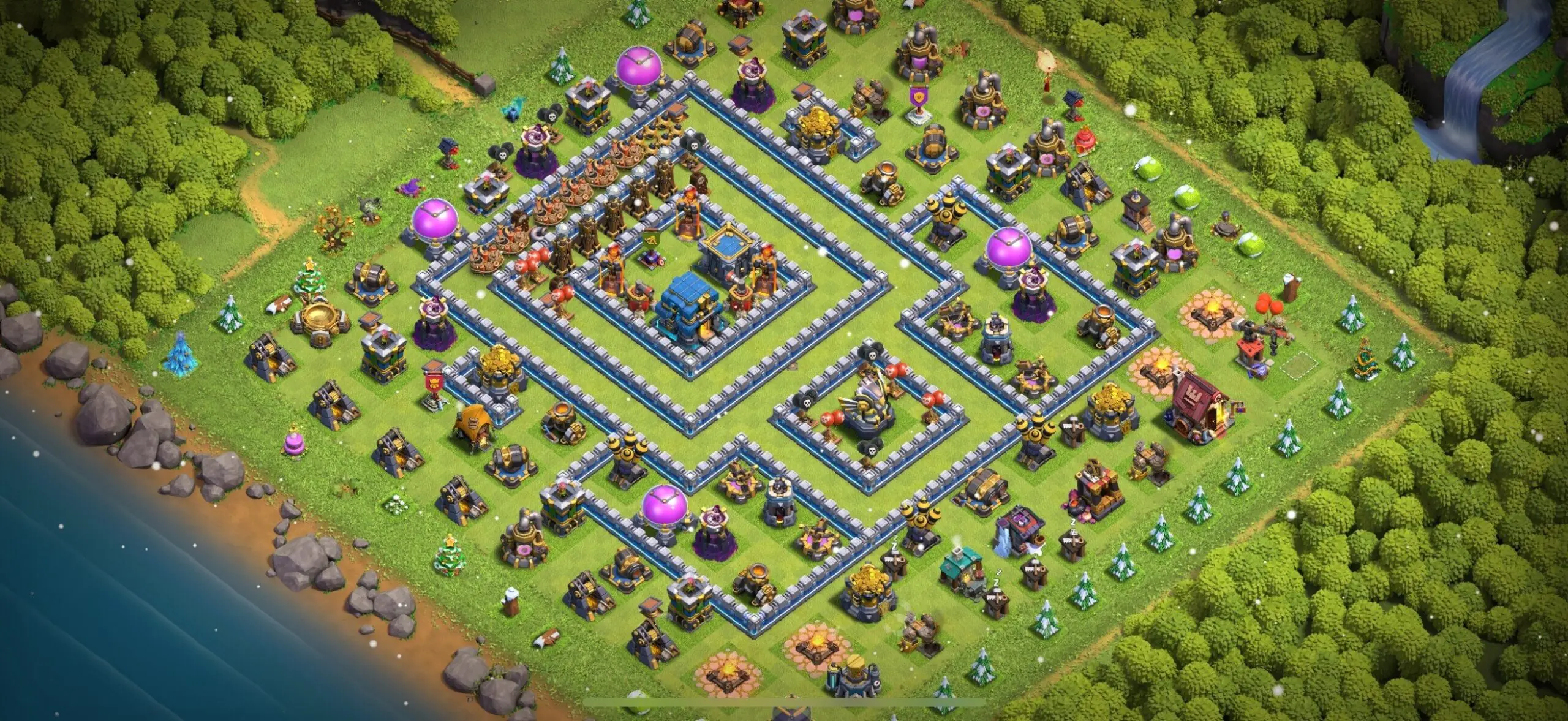 TH12 Defense Base - Top Town Hall 12 Defense Base with Link (#10) - Clash of Clans 2025​ TH12 Base