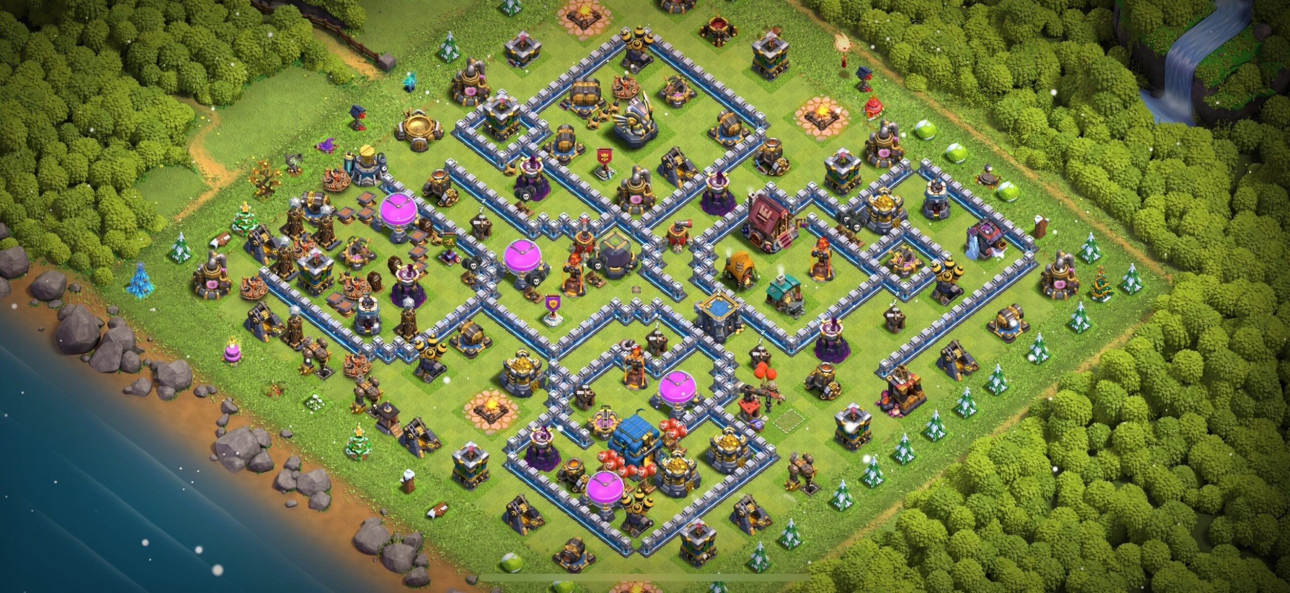 TH12 Defense Base - Top Town Hall 12 Defense Base with Link (#3) - Clash of Clans 2025​ TH12 Base