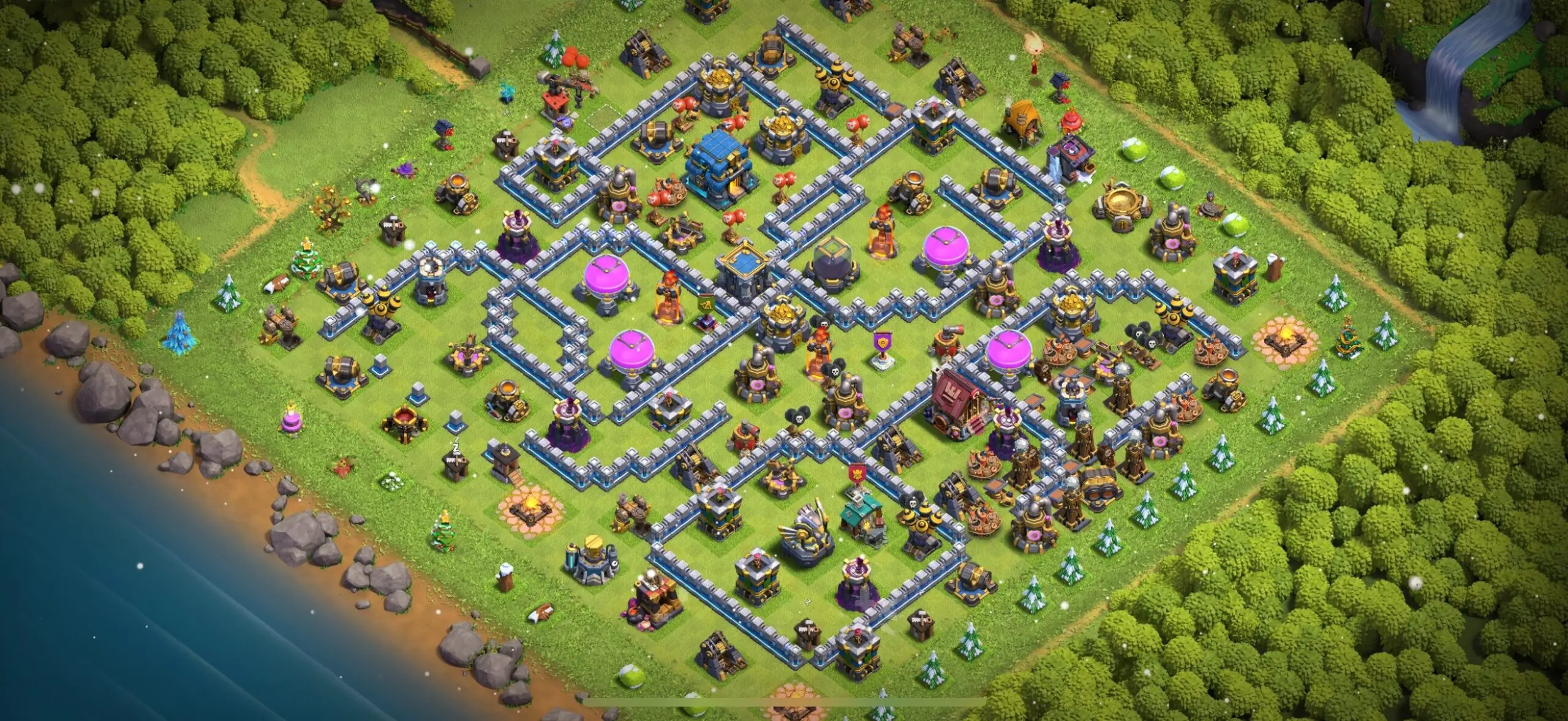 TH12 Defense Base - Top Town Hall 12 Defense Base with Link (#8) - Clash of Clans 2025​ TH12 Base