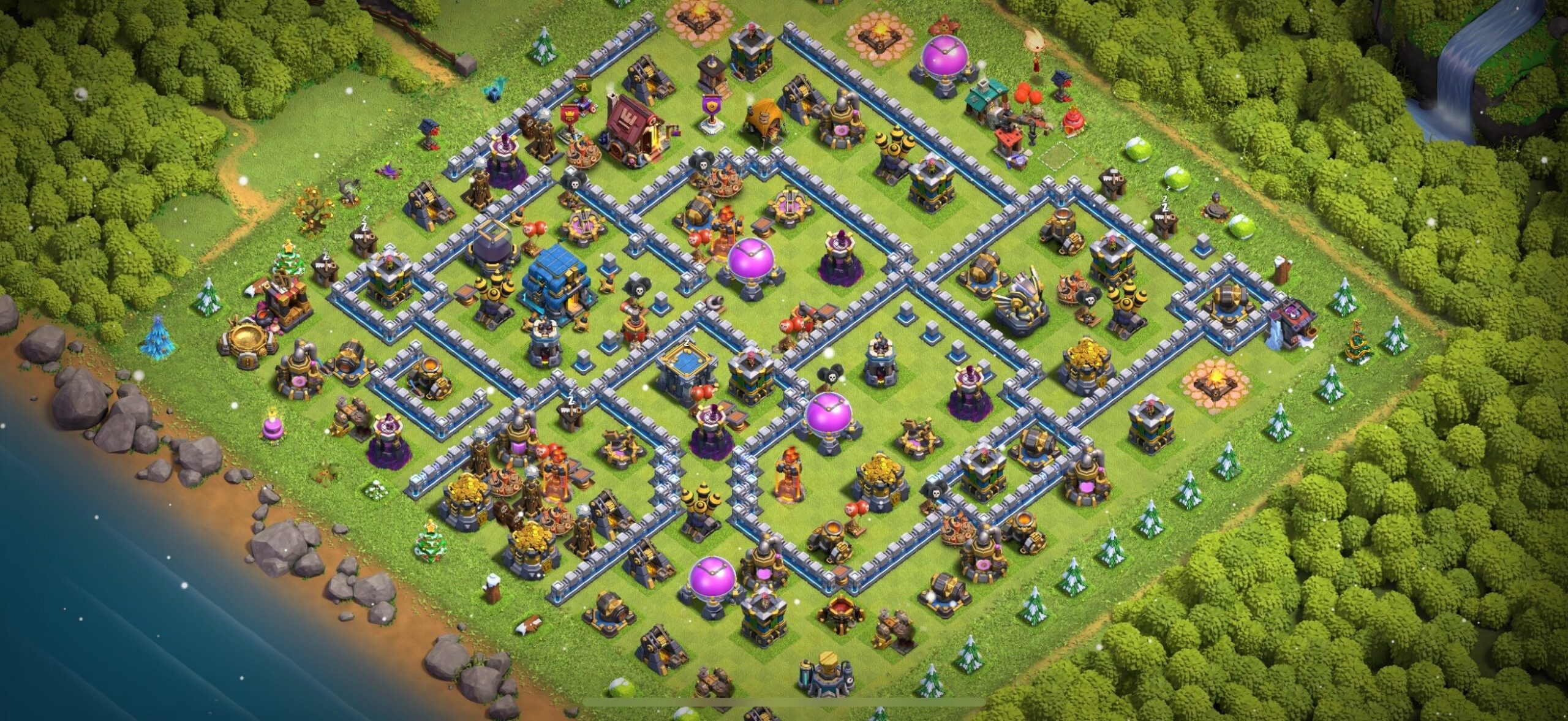 TH12 Defense Base - Top Town Hall 12 Defense Base with Link (#9) - Clash of Clans 2025​ TH12 Base