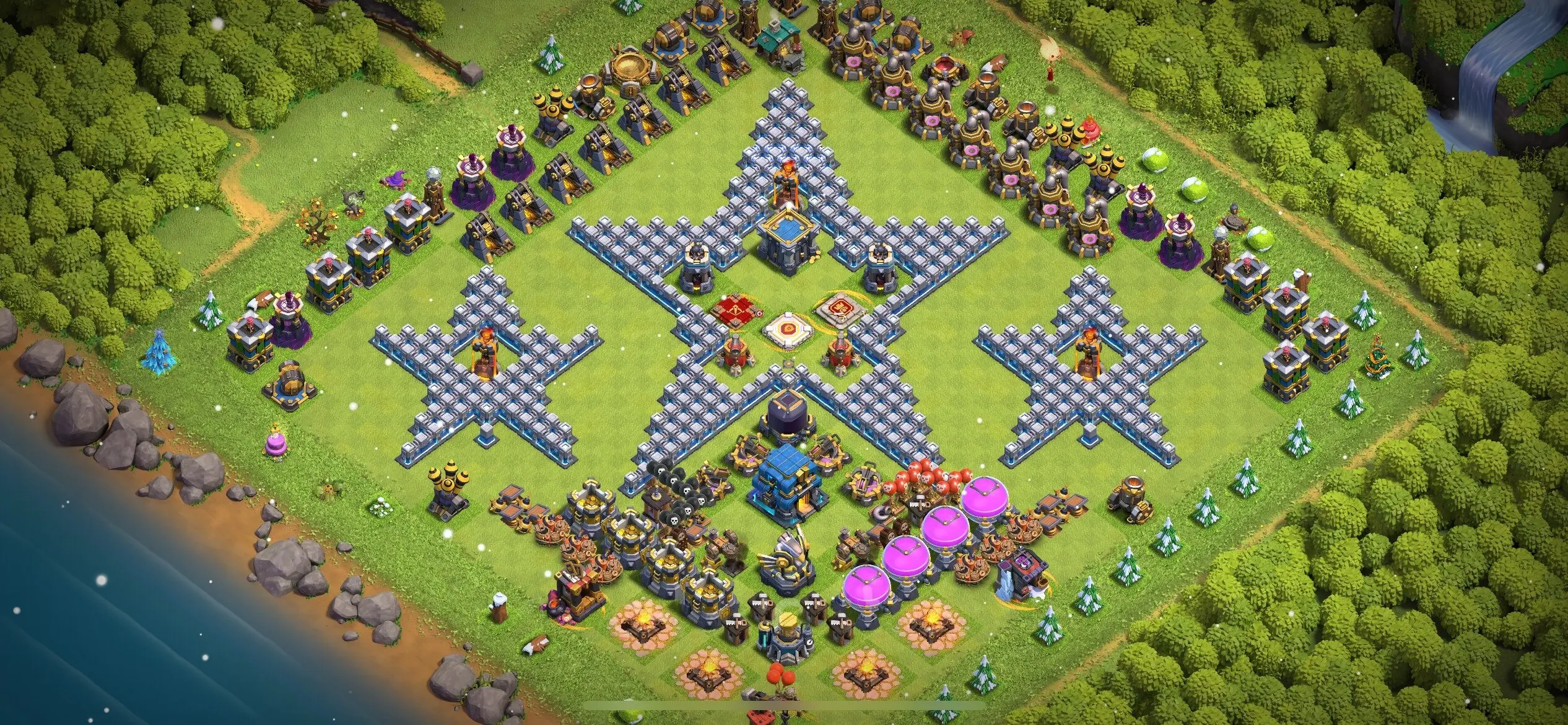 TH12 Troll Base - Top Town Hall 12 Troll/Funny Base with Link (#21) - Clash of Clans 2025​ TH12 Base