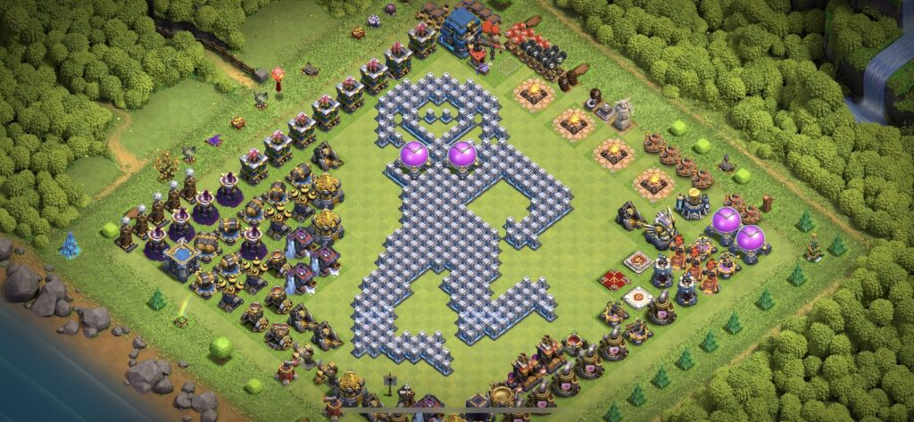 TH12 Troll Base - Top Town Hall 12 Troll/Funny Base with Link (#3) - Clash of Clans 2025​ TH12 Base